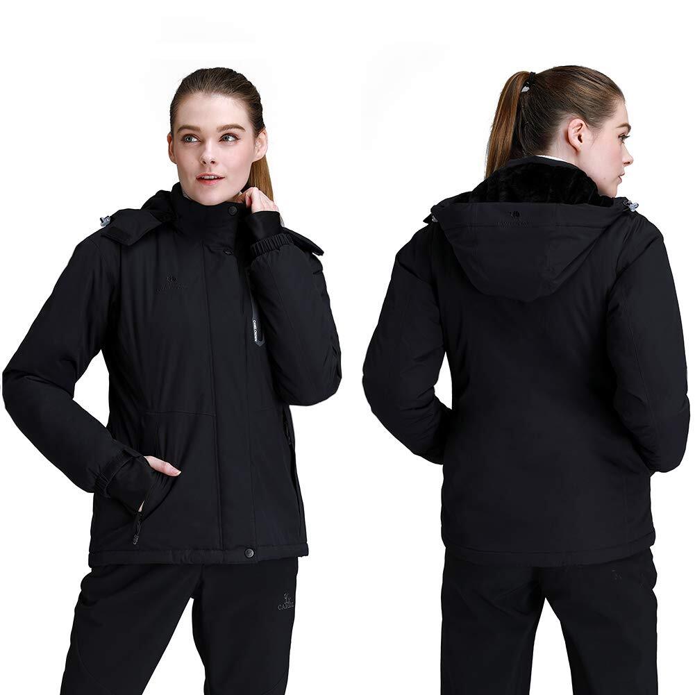 Waterproof Ski Jacket with Detachable Hood Z9133