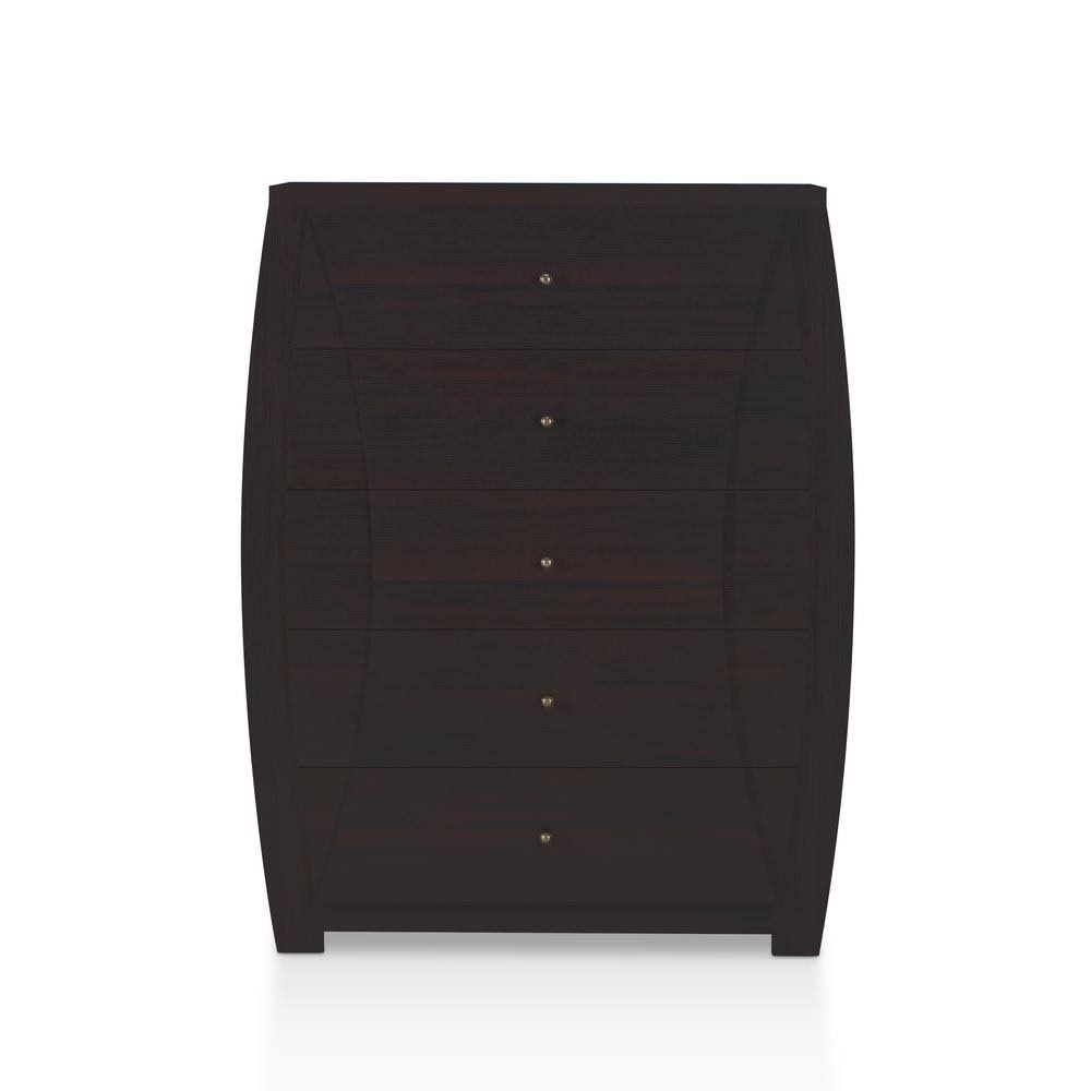 5-Drawer Espresso Chest S5501