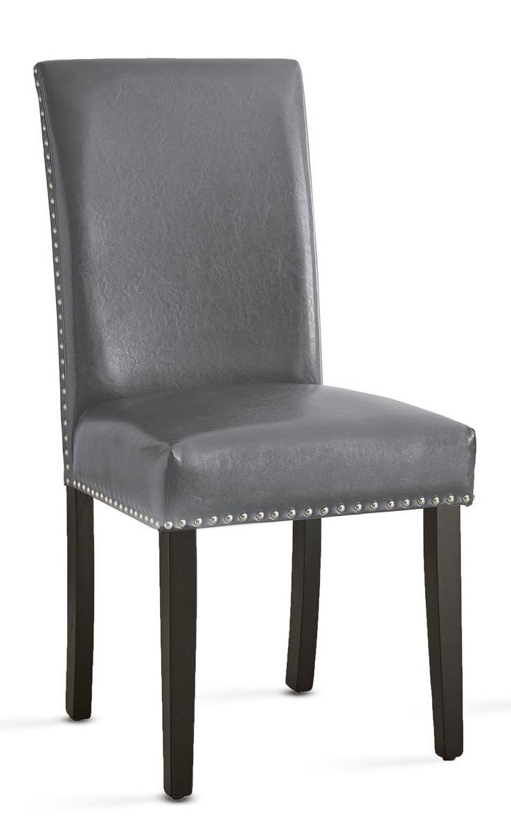 Gray Side Chair - Set of 2 Y4443