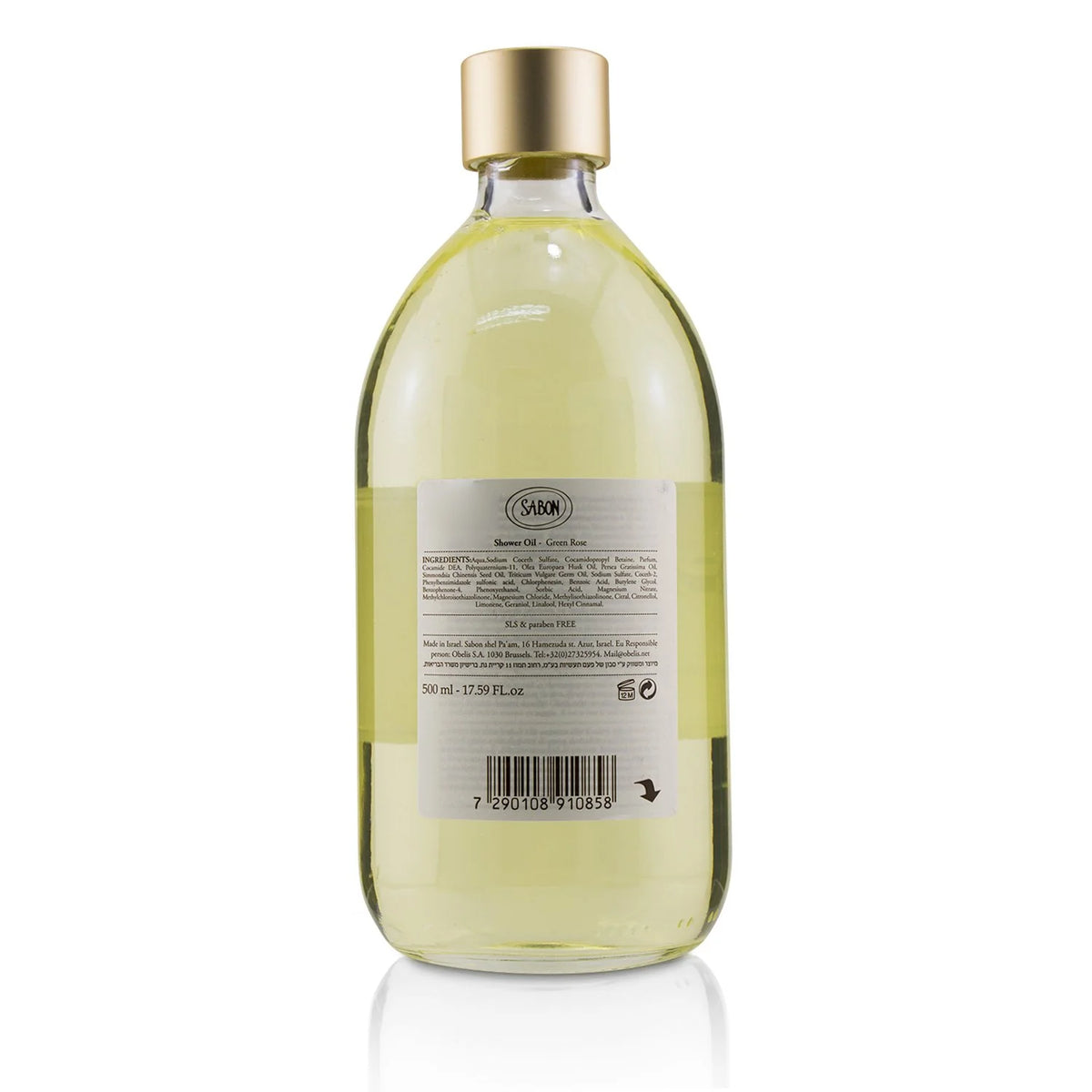 Green Rose Shower Oil 500ml B144