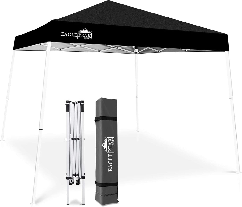 10' x 10' Slant Leg Pop-up Canopy Tent White C555