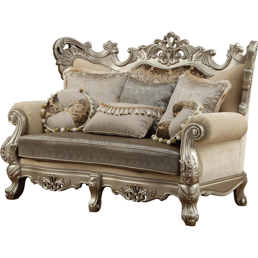 Champagne Fabric Sofa Set F430