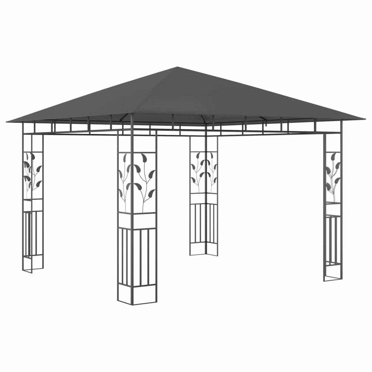Gazebo with Mosquito Net Anthracite L850000