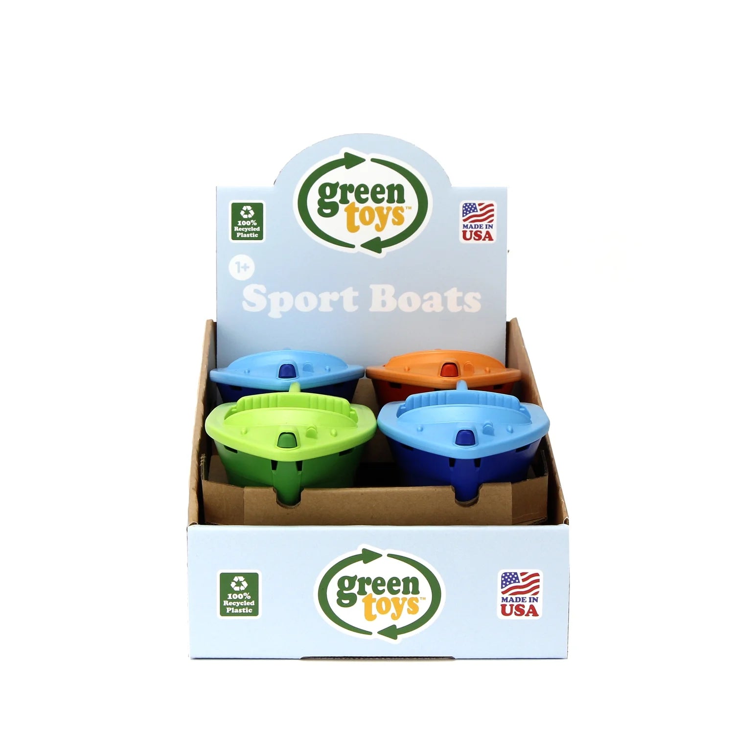 Green Toys Sport Boat Bath Toy, 100% Recycled Plastic E2007