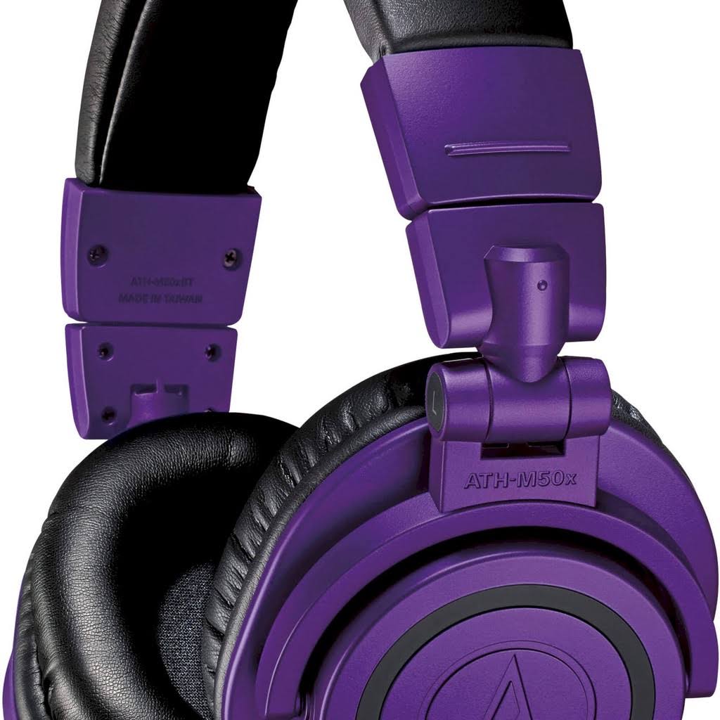 Wireless Over-Ear Bluetooth Headphones (Purple/Black) D9308