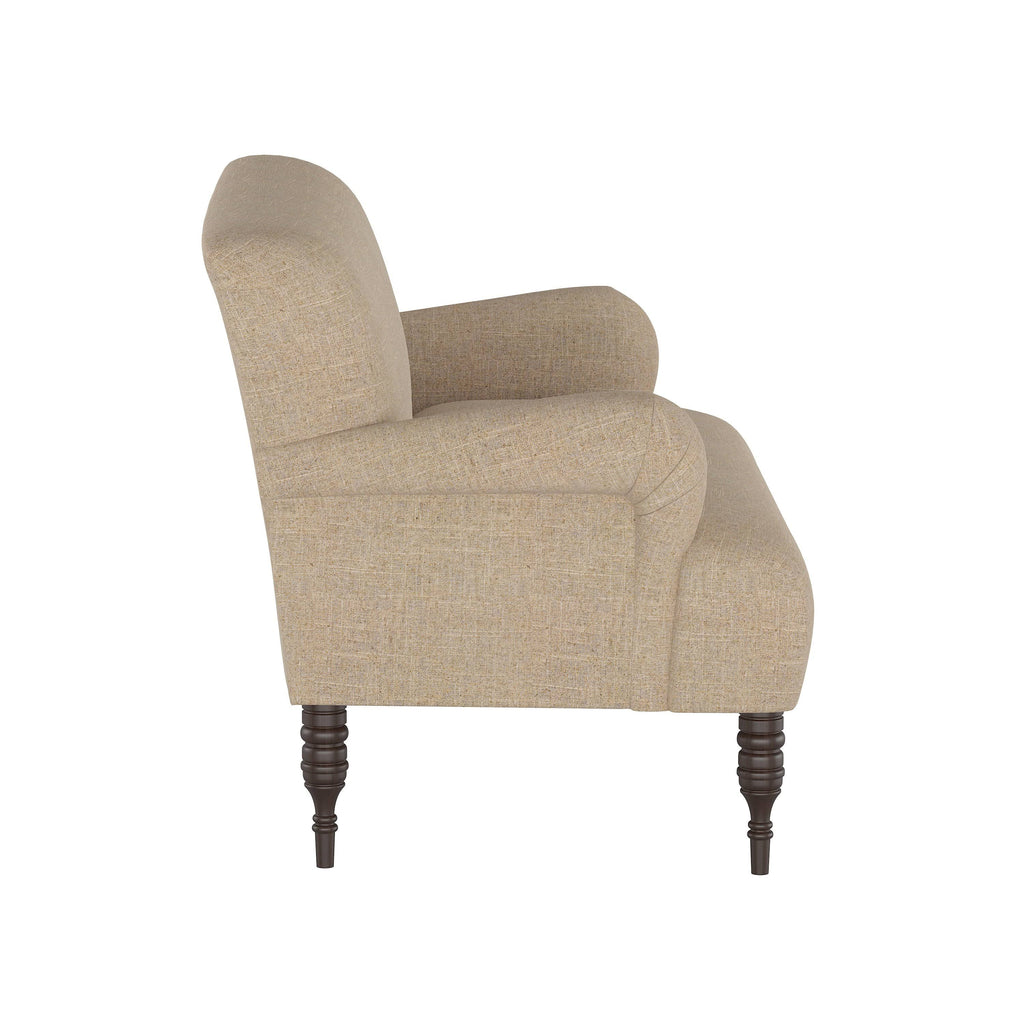 Linen Sandstone Settee O32059