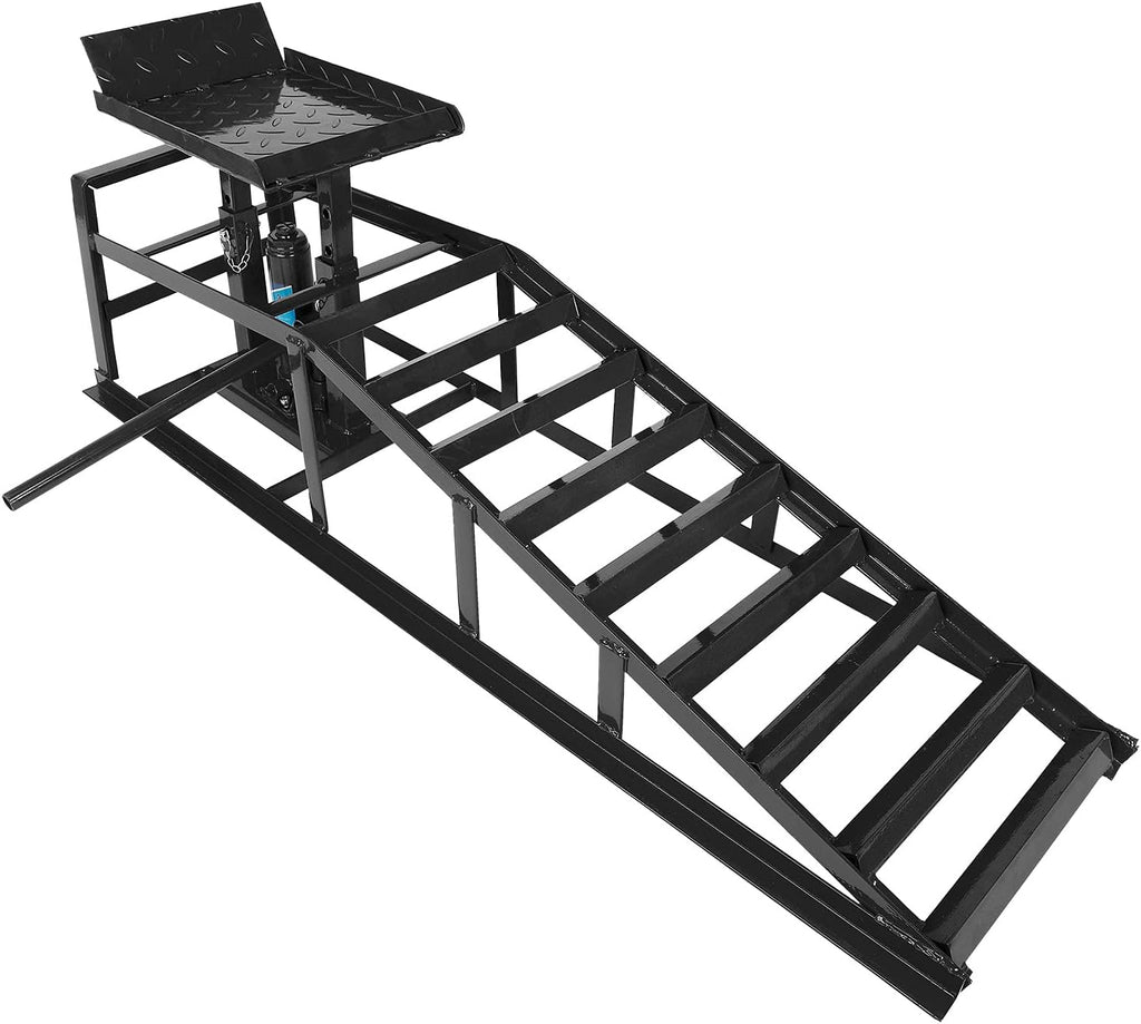 2 Pack Black Hydraulic Vehicle Ramps P1505