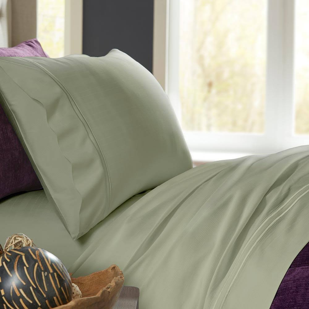 Lilac Cal King Bamboo Rayon Sheet Set L734588