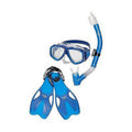 Junior Snorkel Set Blue/Clear L/XL N161