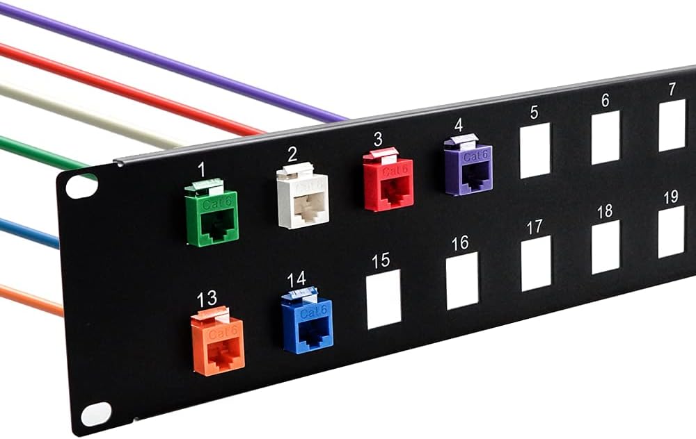 24 Port Blank Patch Panel L7689