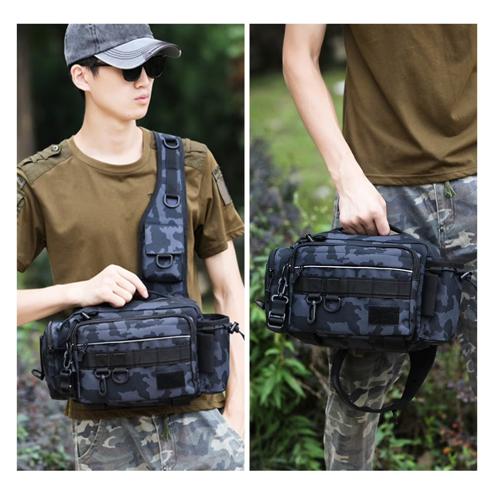 Water-resistant Fishing Sling Pack Waist Bag M5606