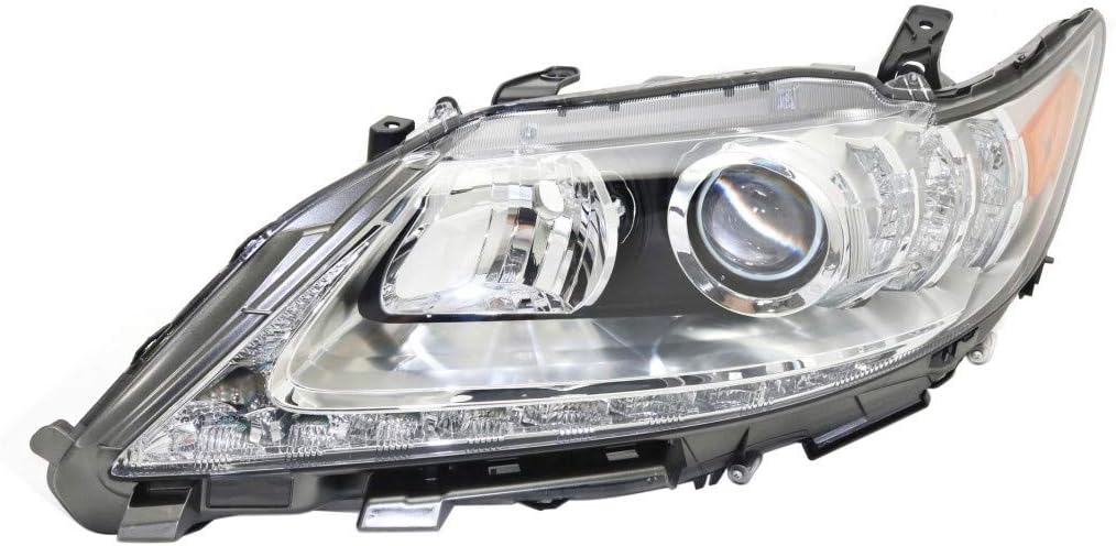 Passenger Side Black Housing Headlight Assembly R827