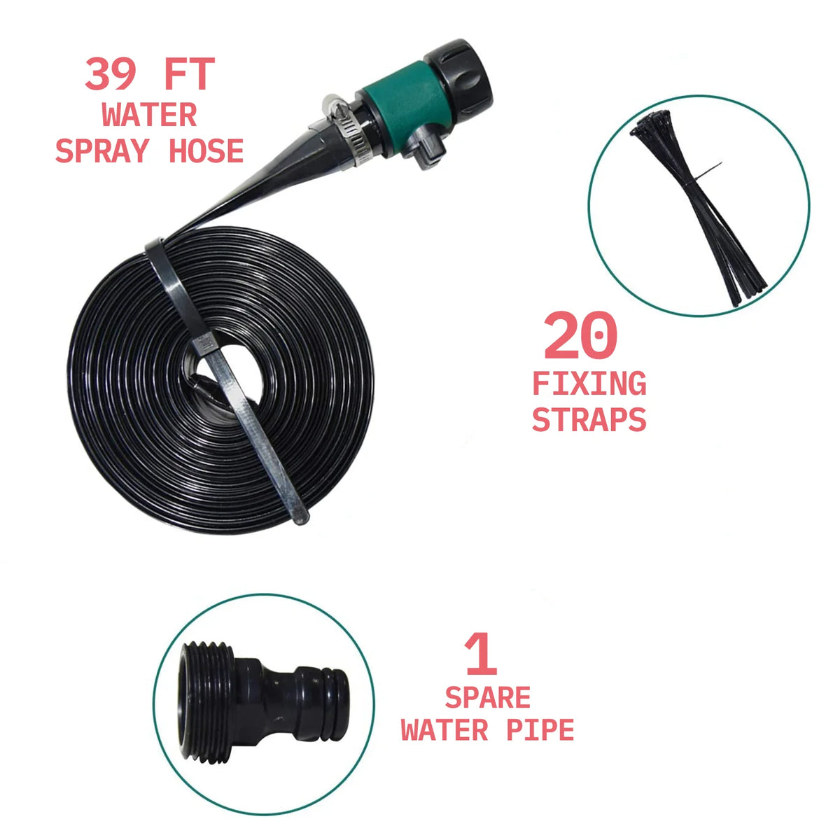 One Piece 39 Feet Trampoline Sprinkler U759