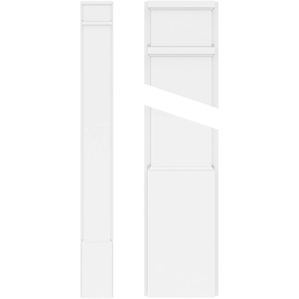 Smooth PVC Pilaster Pair E27765