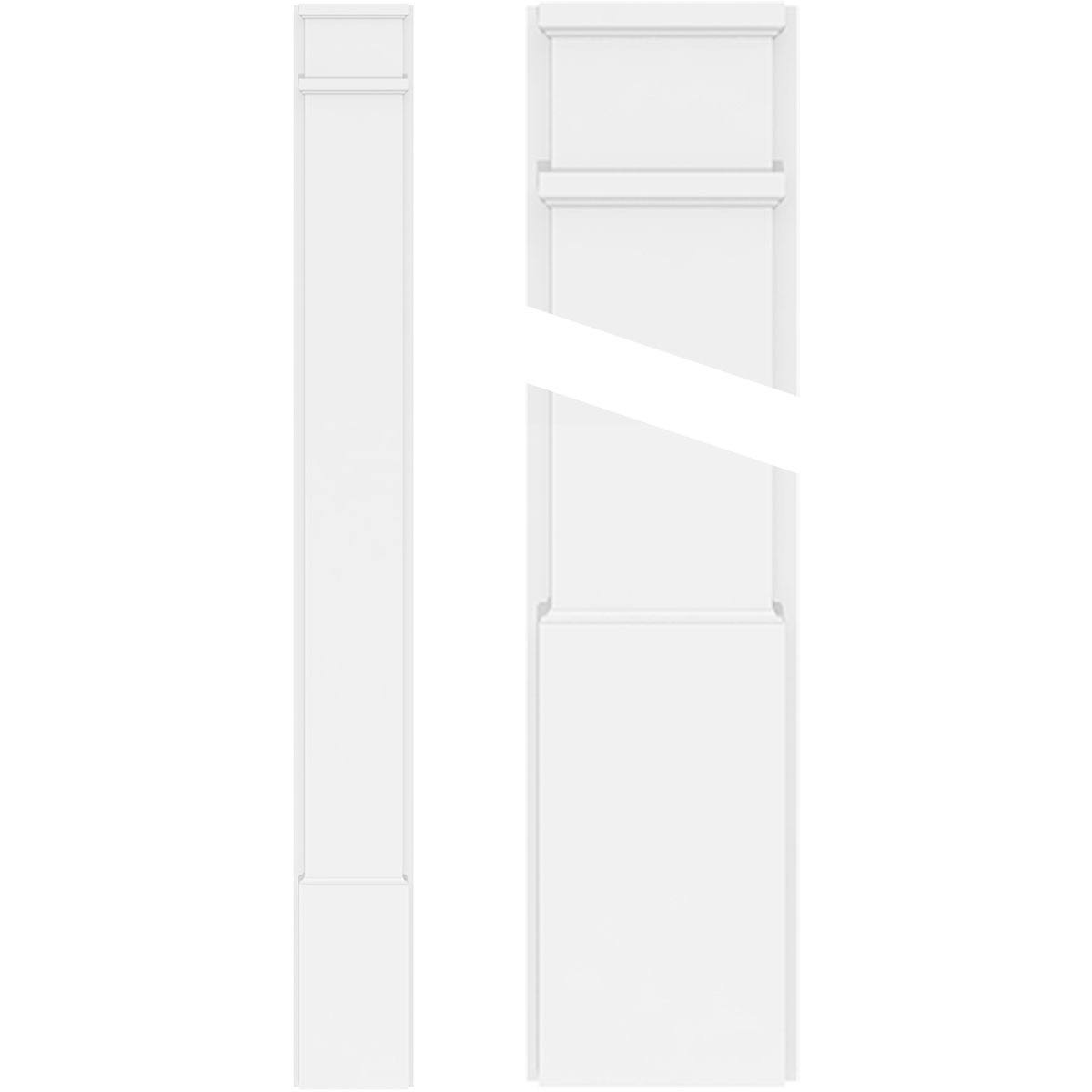 Smooth PVC Pilaster Pair E27765