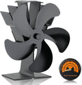 5-Blade Heat Powered Stove Fan, Pack of 2 S19385