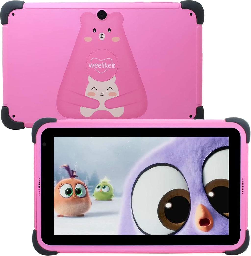 Pink 8inch Kids Tablet with Stylus L106
