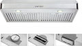 30 Inch Under Cabinet Range Hood, Stainless Steel, 400 CFM O87745