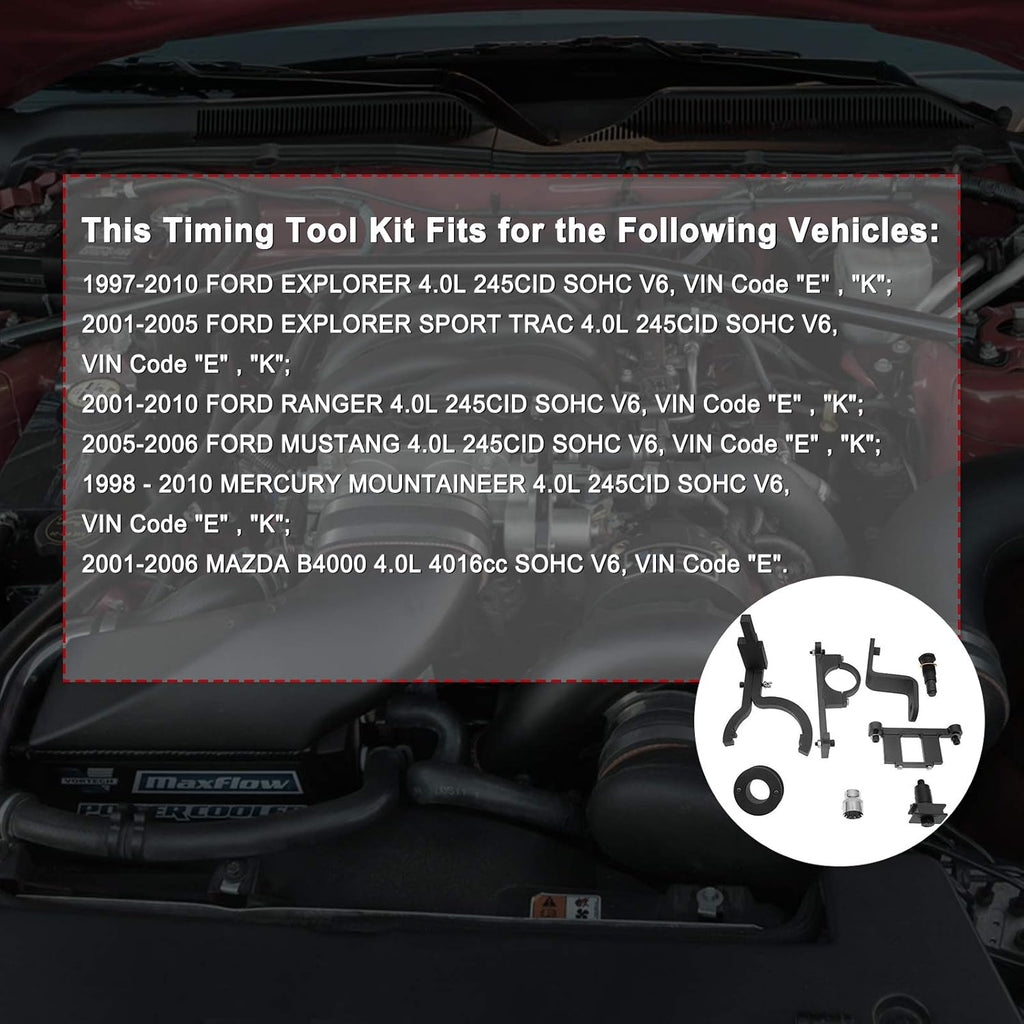 8 PCS Timing Tool Kit for 4.0L SOHC V6 Engines K101743