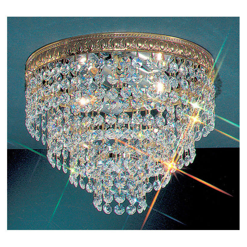 Crystal Baskets Flush Mount Light V832