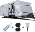 RV Cover Waterproof Travel Trailer Cover Rip-Stop Camper Cover Fits 20'1 - 22' Motorhome E47860