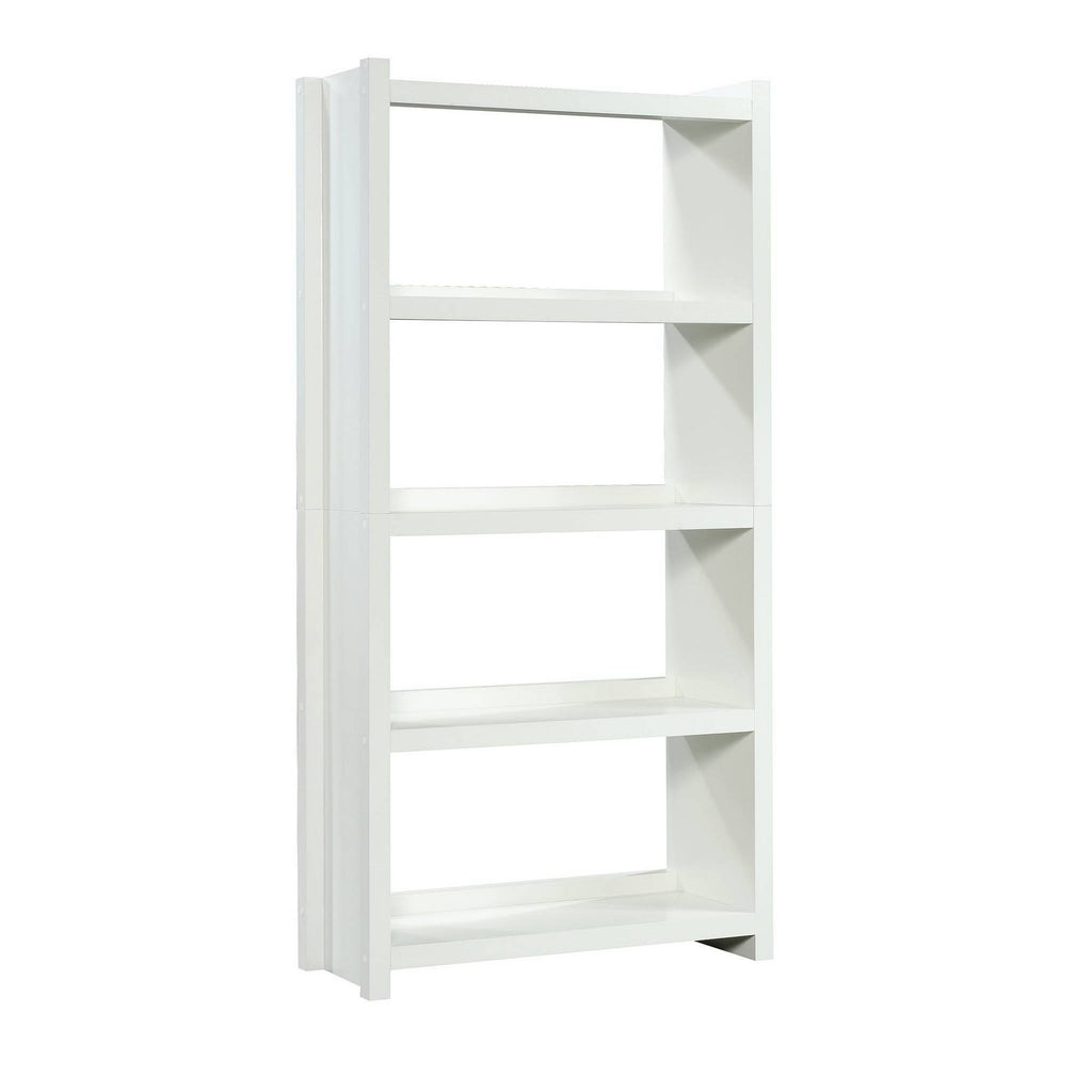 4 Shelf White Bookcase M849508