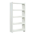 4 Shelf White Bookcase M849508