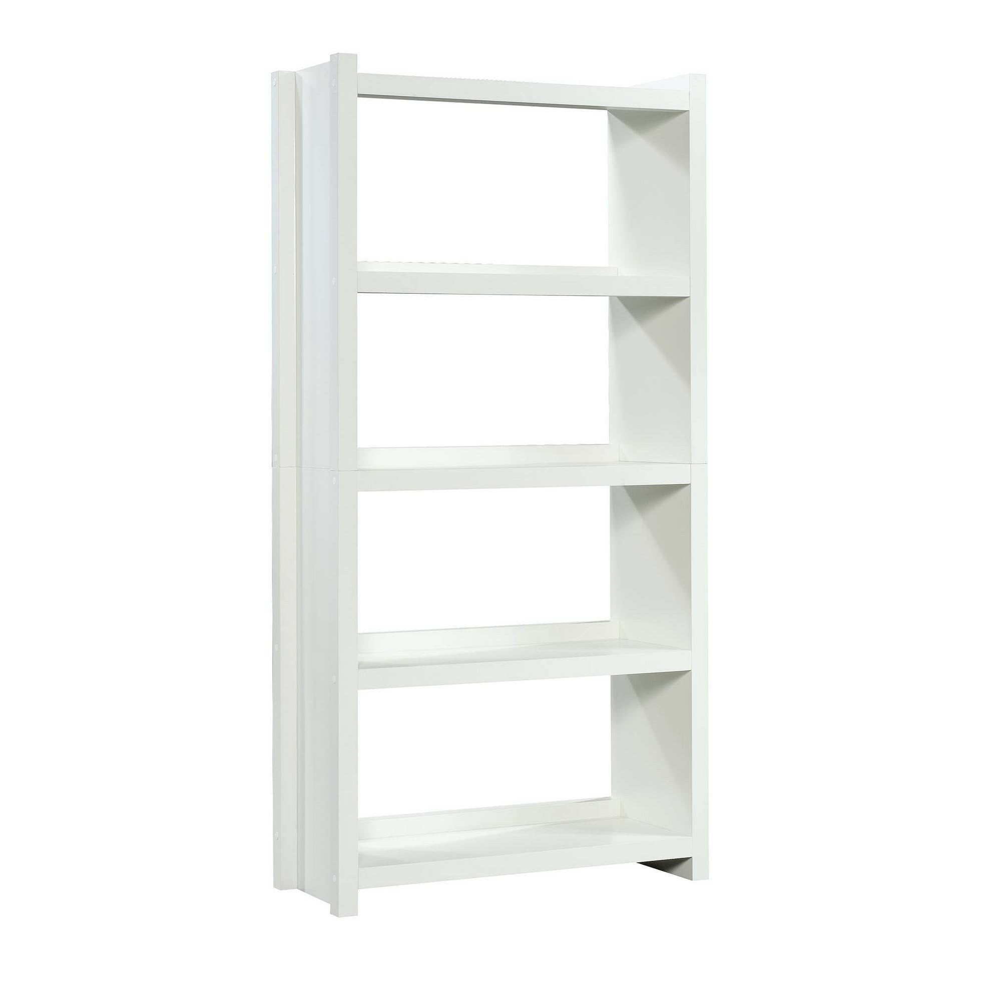 4 Shelf White Bookcase M849508