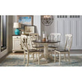 Solid Wood Brown Side Chair Set of 4 U708944