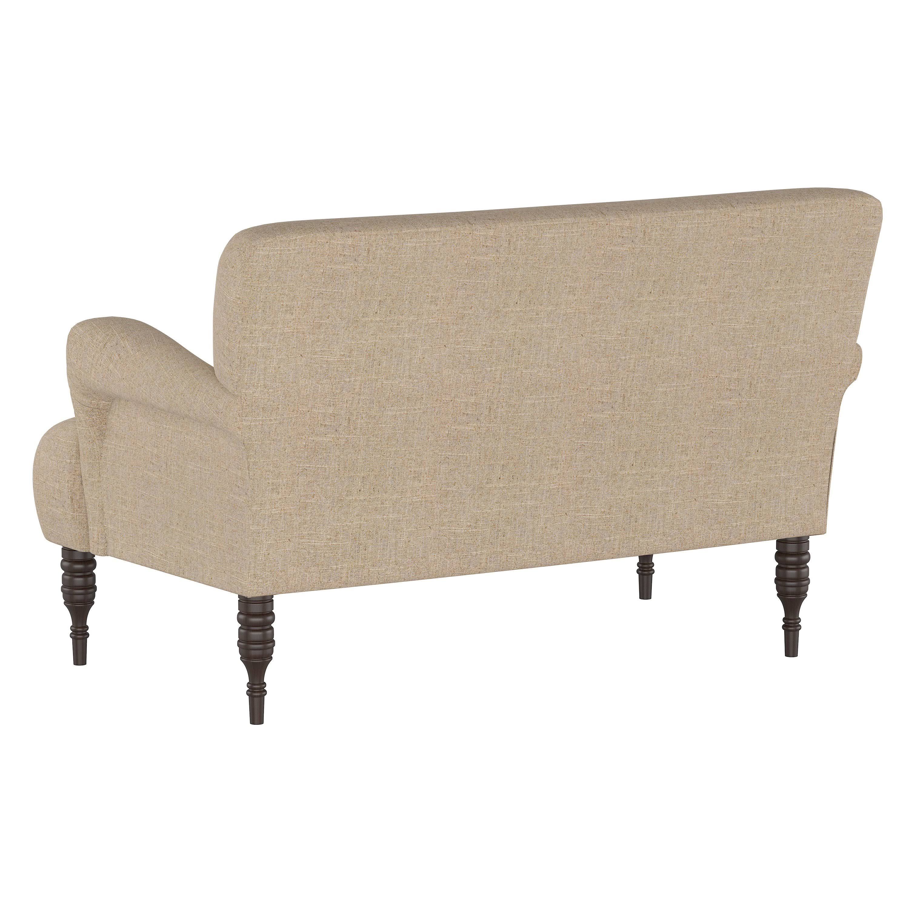 Linen Sandstone Settee O32059