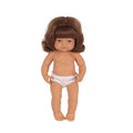 15" Caucasian Baby Doll with Red Hair Q681