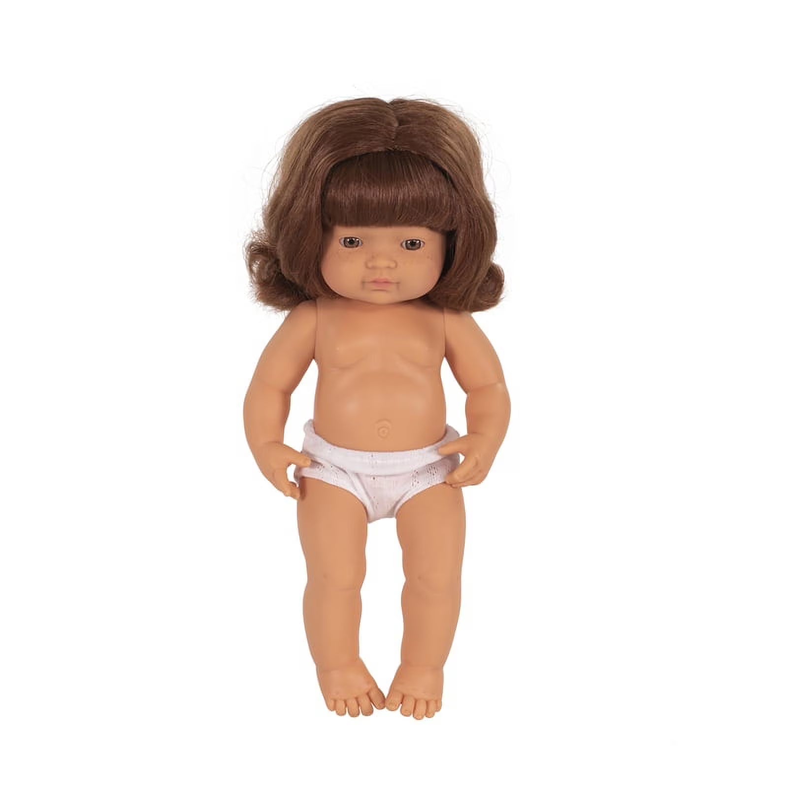 15" Caucasian Baby Doll with Red Hair Q681