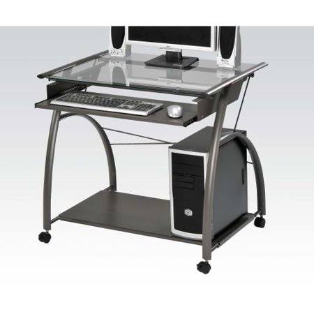 Gray Computer Desk H3188