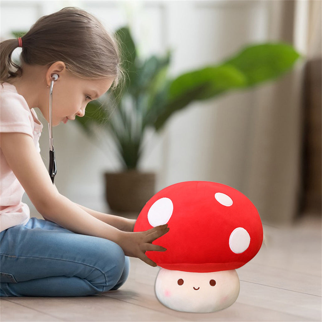 Cute Mushroom Shaped Plush Toy Stuffed Doll R9952