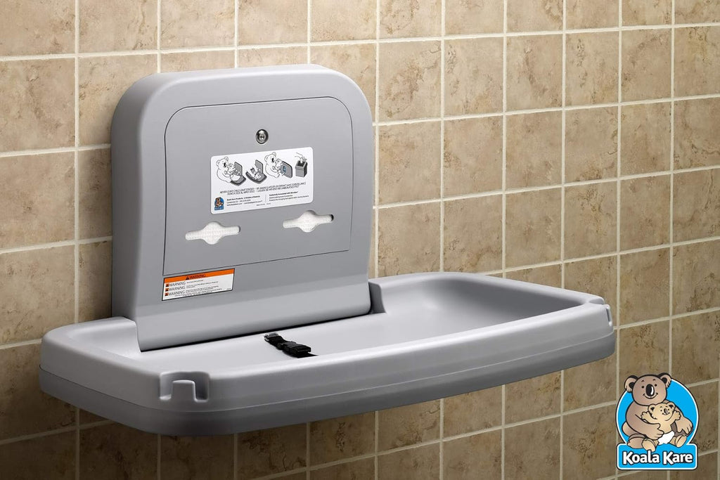 Grey Baby Changing Station with S/S Veneer L2601