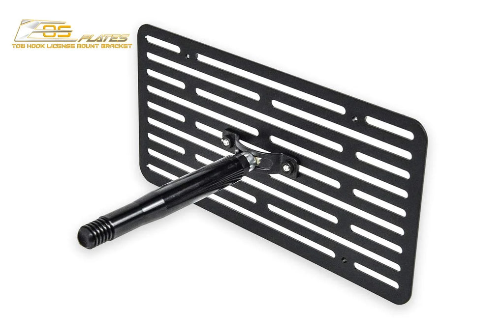 Front Bumper Tow Hook License Plate Relocator Mount Bracket O179