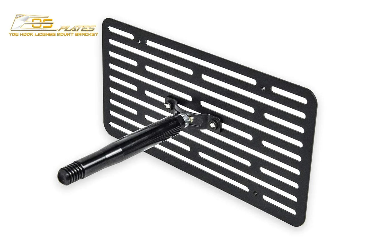Front Bumper Tow Hook License Plate Relocator Mount Bracket O179