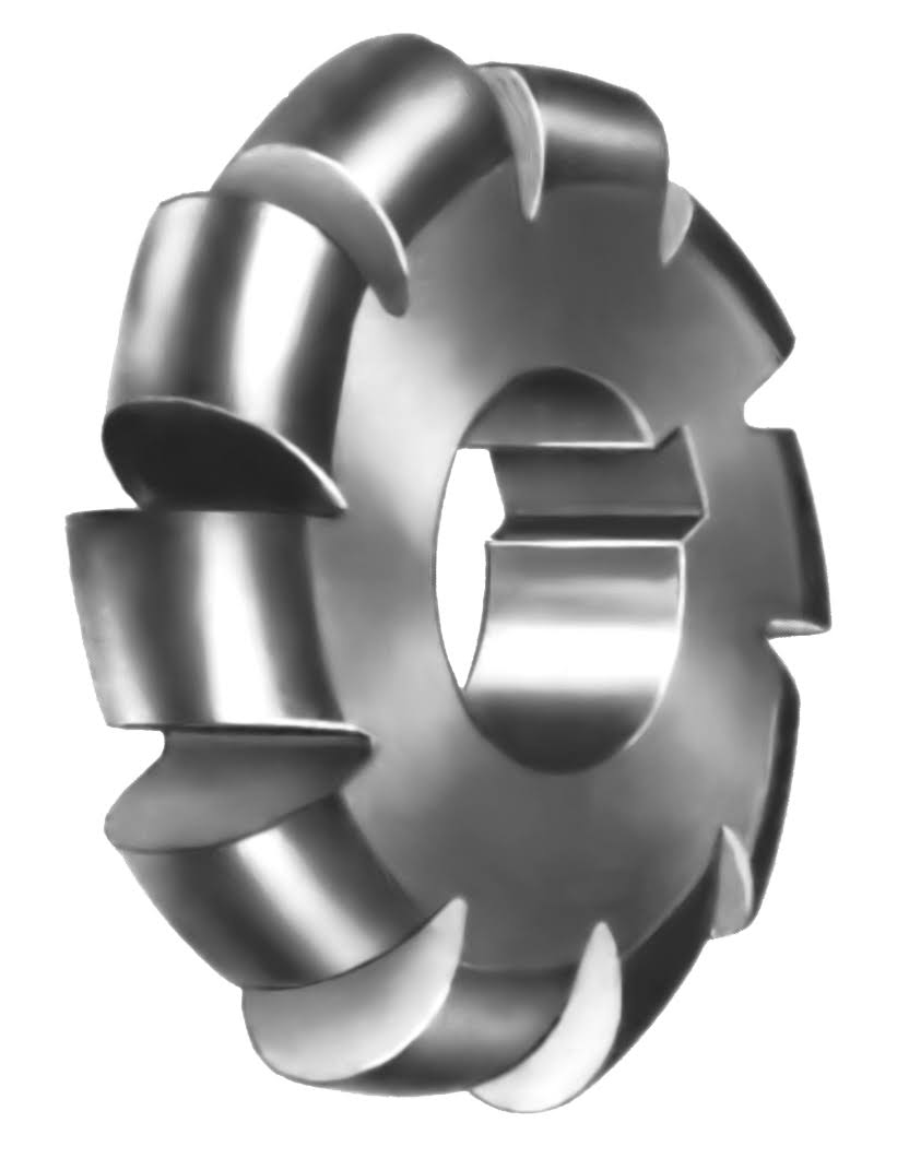 High Speed Steel Convex Cutter 0.156 Dia of Circle x 4 Dia. x 1.25 Hole A3356