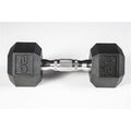 20 lbs PVC Hex Dumbbell with Chrome Ergo Handle A542056