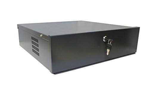 Heavy Duty 16 Gauge Steel DVR Security Lockbox with Fan D14825