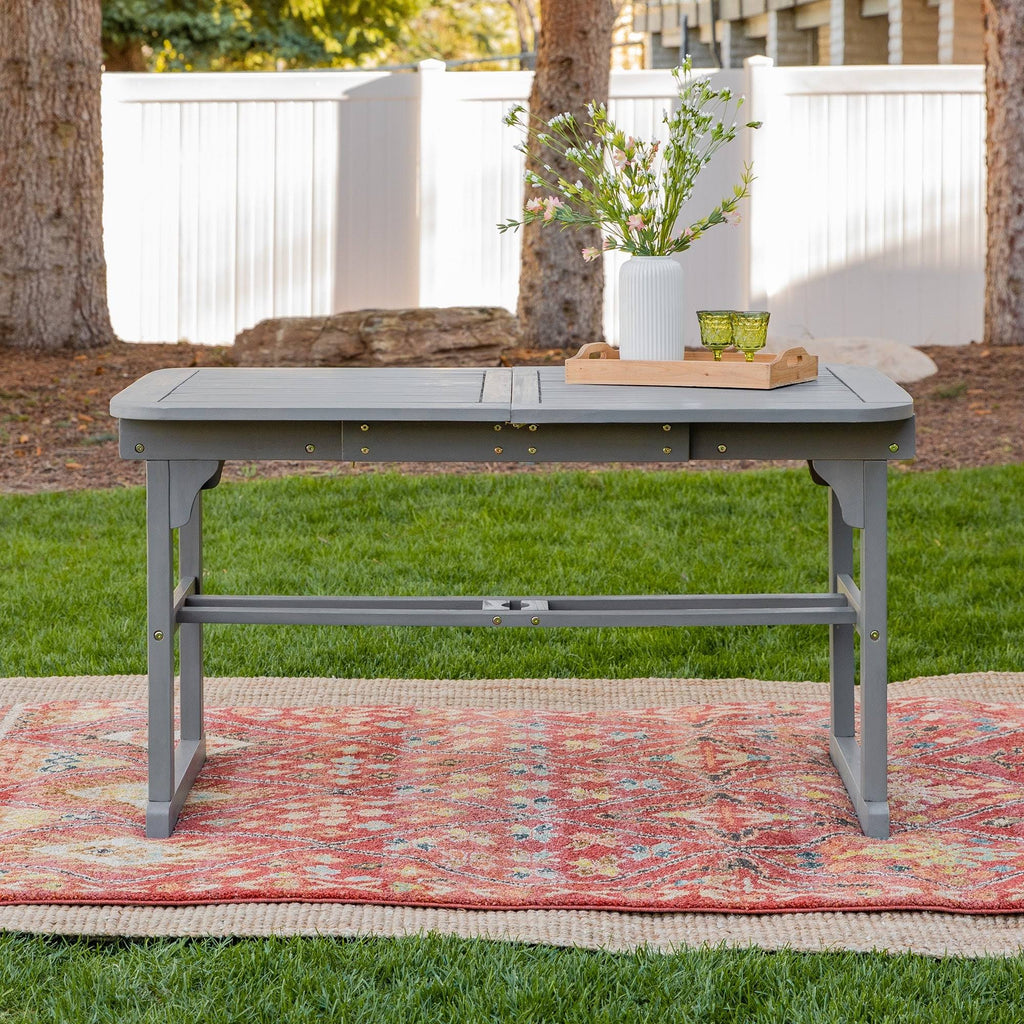 Grey Wash Acacia Outdoor Extension Table F96884