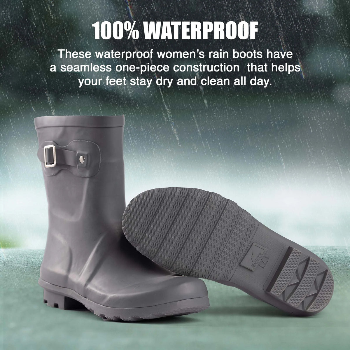 Womens Chelsea Rain Boots Size 11 F10448