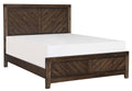 Rustic Cherry Wood Cal King Bed R386779
