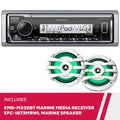 Marine Digital Media Receiver and 6.5" Speakers B311160