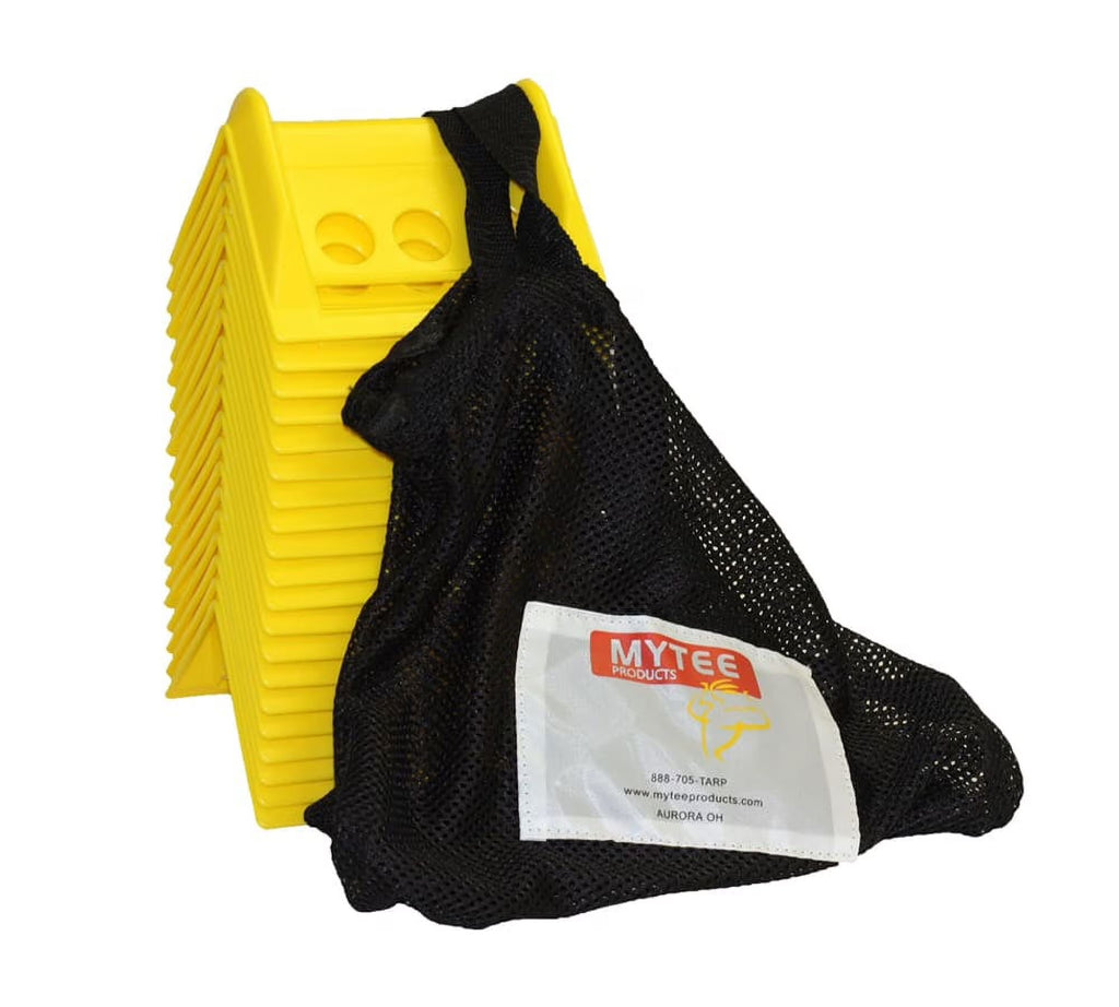 120 Pack Yellow 4" Flatbed Edge Protectors with Carrying Case L7986