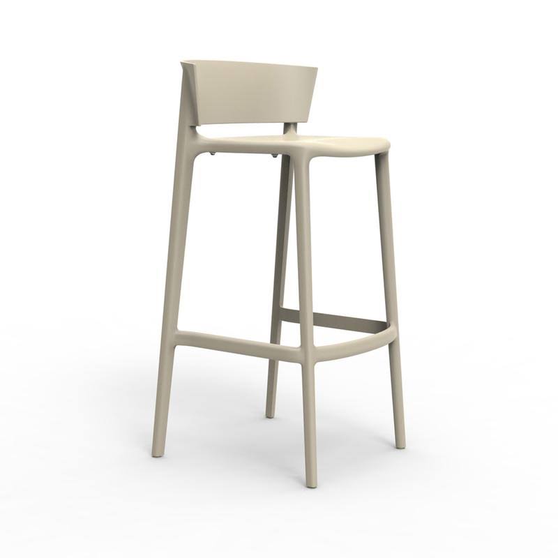Ecru Patio Bar Stool H651