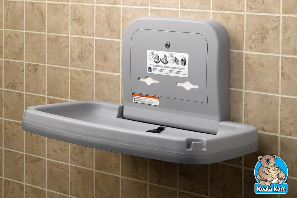 Grey Baby Changing Station with S/S Veneer L2601