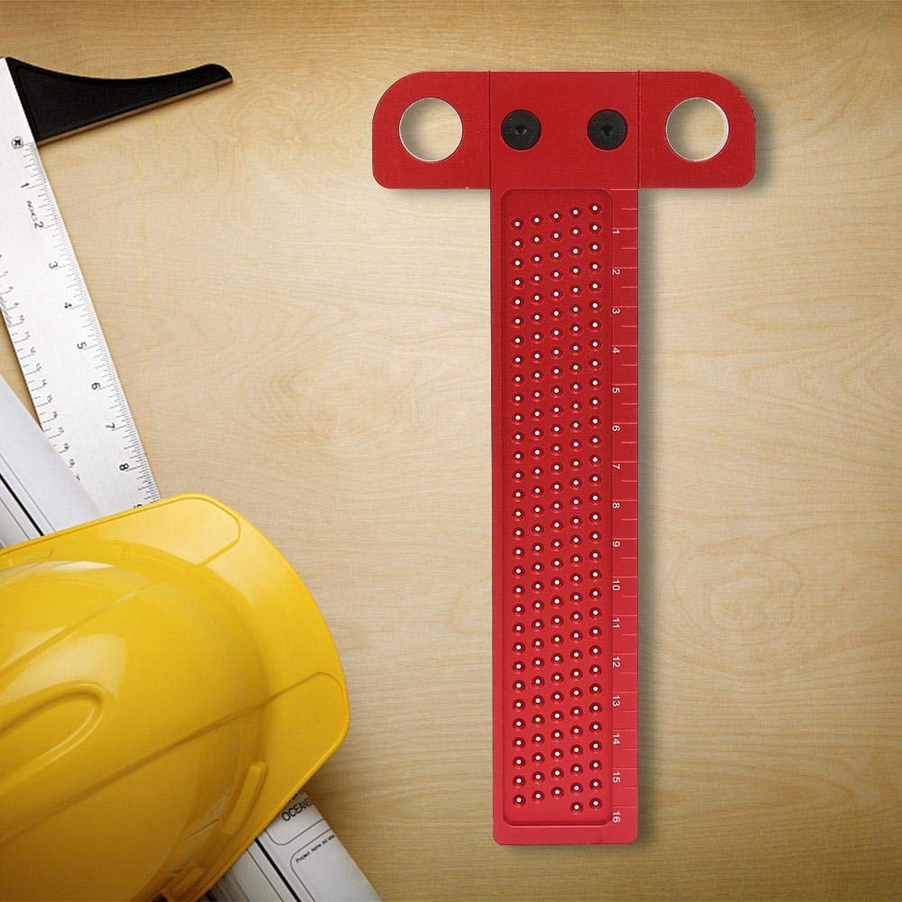 Woodworking Scriber Carpentry Marking Tool Aluminum Alloy Ruler L857
