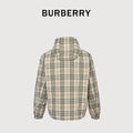 Burberry BBR Vintage Check Reversible Hooded Zip-Up Jacket